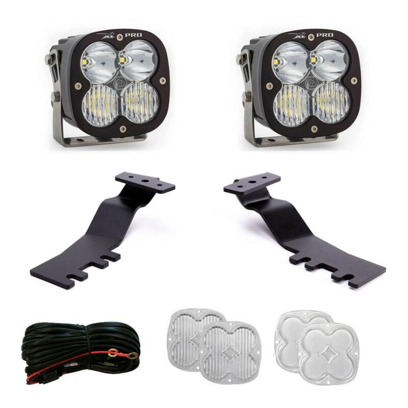 Baja Designs 2024+ Toyota Tacoma XL Pro A-pillar Kit Light Mounts Baja Designs