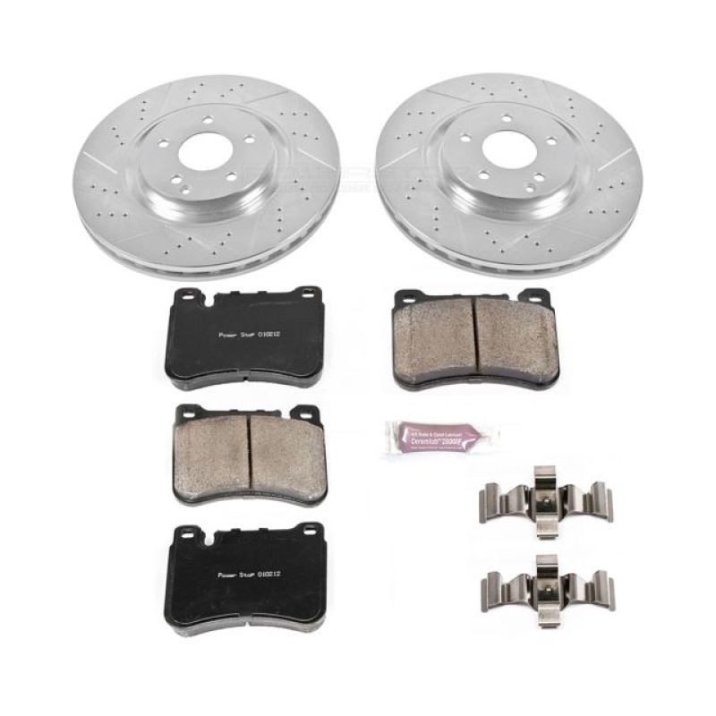 Power Stop 06-08 Mercedes-Benz SLK280 Front Z23 Evolution Sport Brake Kit Brake Kits - Performance D&S PowerStop