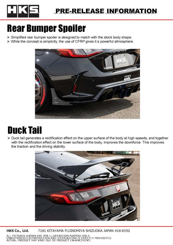 HKS BODY KIT TYPE-S FL5 R-Spoiler Body Kits HKS