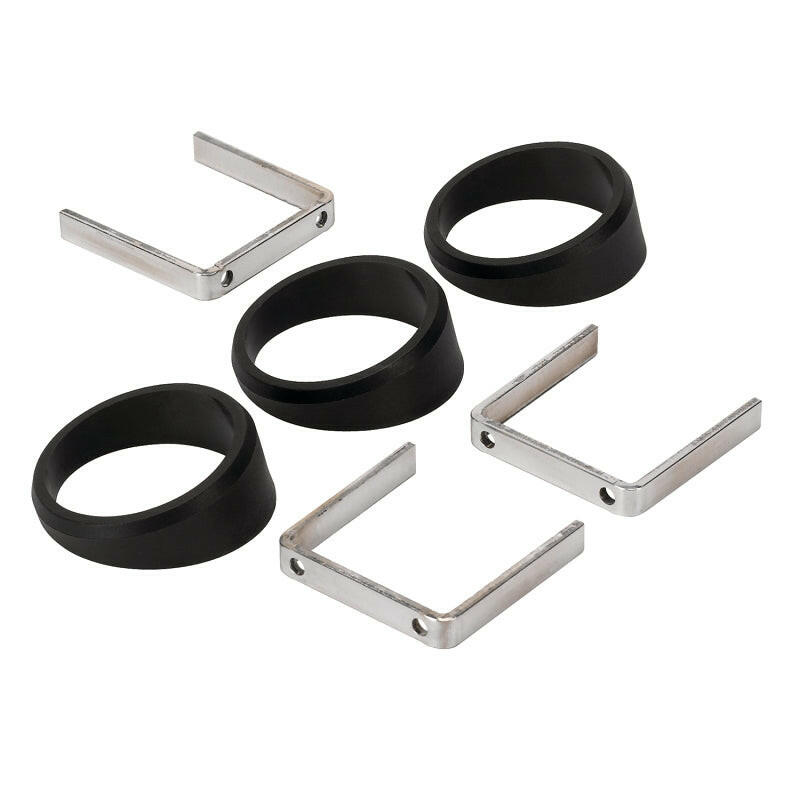 Autometer or Autogage 2-1/16in Black Angle Rings -- 3 Pack Gauge Pods AutoMeter
