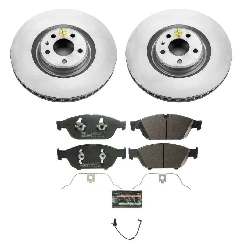 Power Stop 17-18 Audi A6 Front Euro-Stop Brake Kit Brake Kits - OE PowerStop