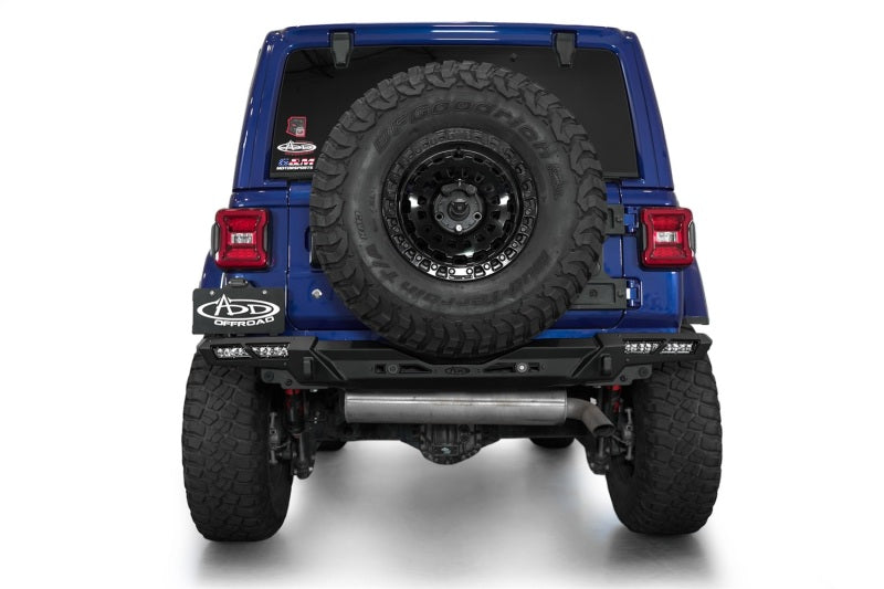 ADD 18-24 Jeep Wrangler JL Phantom Rear Bumper Bumpers - Steel Addictive Desert Designs