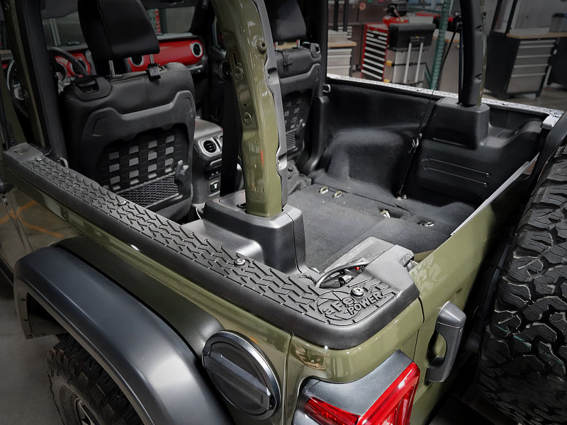 aFe 18-24 Jeep Wrangler JL (2-Door Models w/ 3-Piece Hard-Top Only) Terra Guard Tub Rail Covers Hard Top Accessories aFe