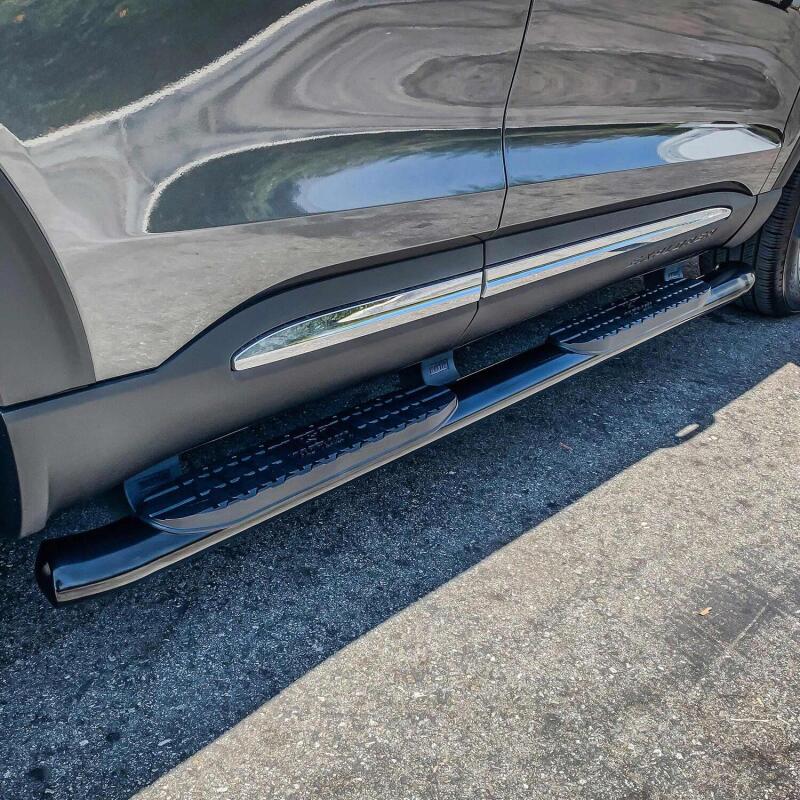 Westin 20-21 Ford Explorer PRO TRAXX 4 Oval Nerf Step Bars - Black Nerf Bars Westin