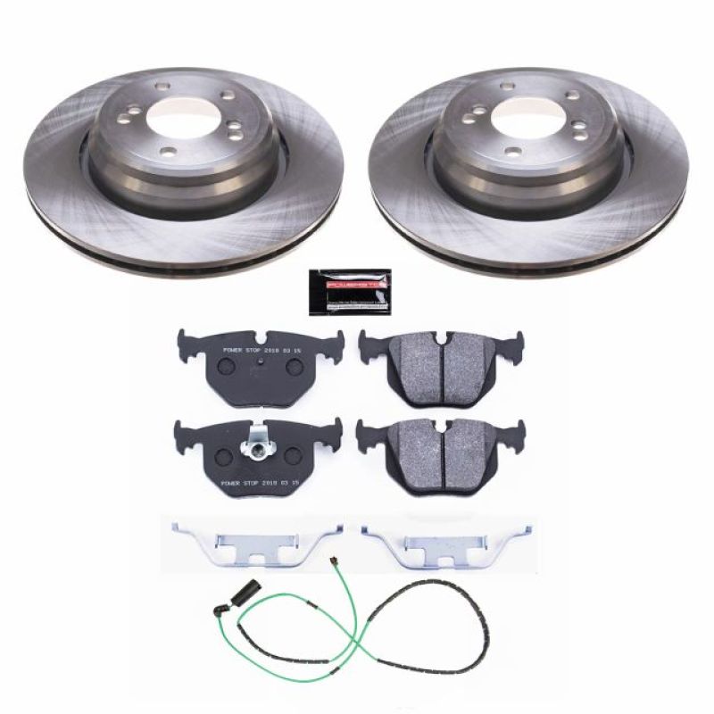 Power Stop 01-06 BMW M3 Rear Track Day SPEC Brake Kit Brake Kits - Performance Blank PowerStop