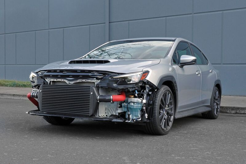 PERRIN 15-25 Subaru WRX/STI Large Size Front Mount Intercooler Core - Black Intercoolers Perrin Performance