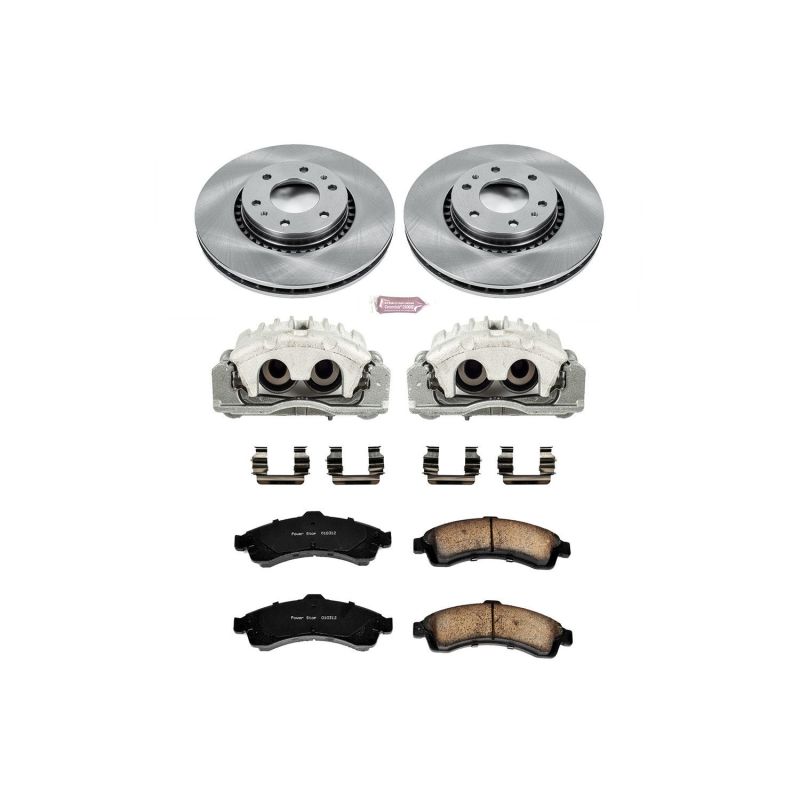 Power Stop 04-05 Buick Rainier Front Autospecialty Brake Kit w/Calipers Brake Kits - OE PowerStop