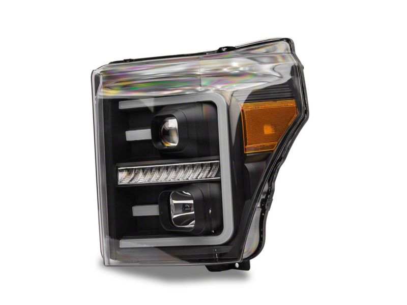 Raxiom 11-16 Ford F-250 Super Duty LED Projector Headlights - Black Housing (Clear Lens) Headlights Raxiom