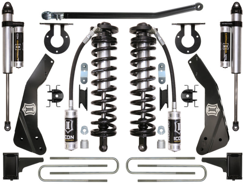 ICON 11-16 Ford F-250/F-350 4-5.5in Stage 3 Coilover Conversion System Coilover Components ICON
