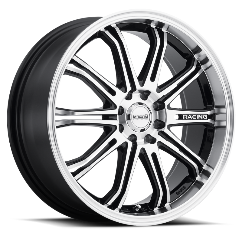 Maxxim Ferris 17x7 10x100/114.3 ET40 Black Machine Face Wheels - Cast Konig