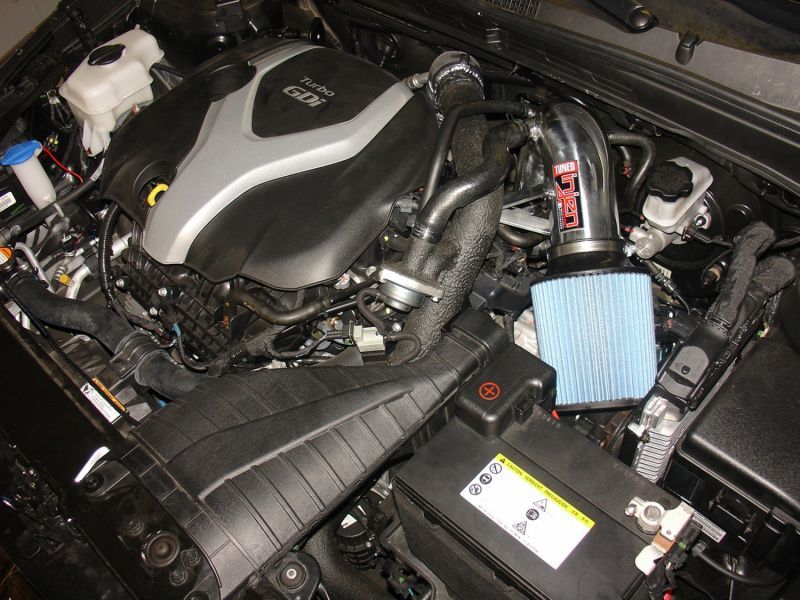 Injen 2011-14 Hyundai Sonata/Kia Optima 2.0L Turbo Black Short Ram Intake Cold Air Intakes Injen