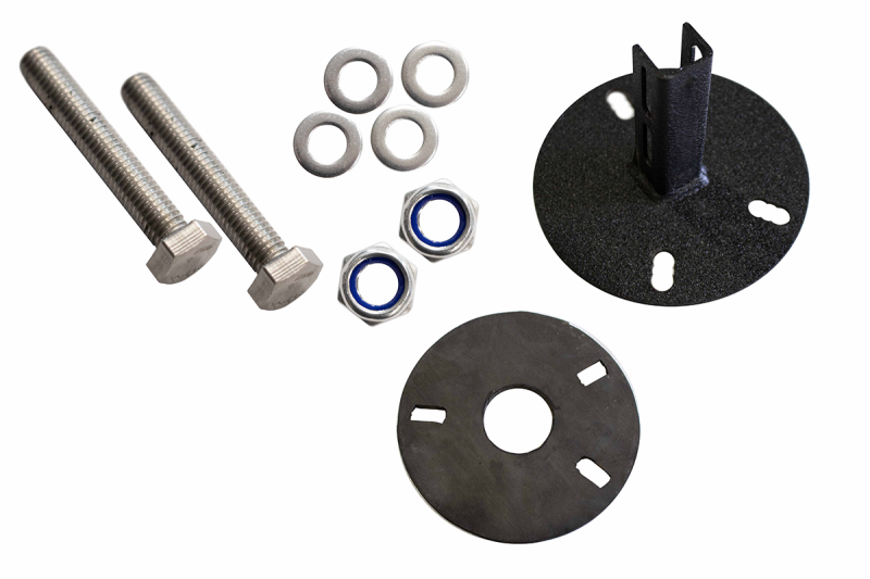 Fishbone Offroad Spare Tire Flag Mount Truck Bed Rack Fishbone Offroad