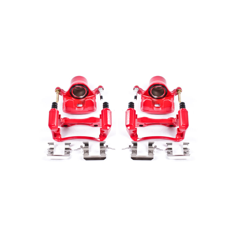 Power Stop 00-01 Infiniti I30 Front Red Calipers w/Brackets - Pair Brake Calipers - Perf PowerStop