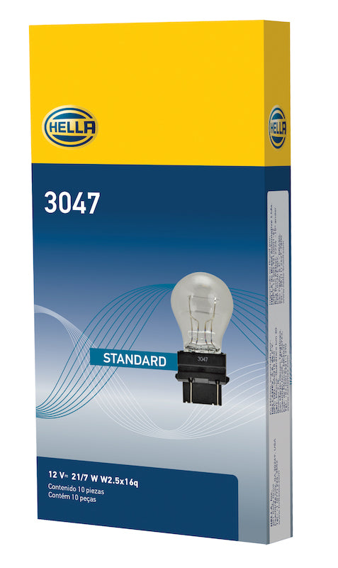Hella Bulb 3047 12V 21/7W W2.5X16q S8 Bulbs Hella