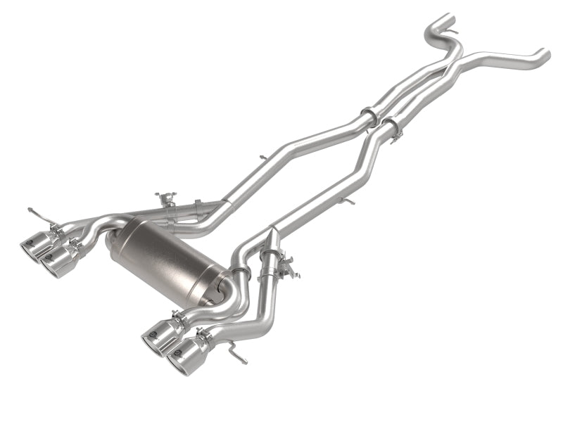 aFe MACHForce XP Exhausts Cat-Back SS 21 BMW M2 Competition L6-3.0L w/Polished Tips Catback aFe
