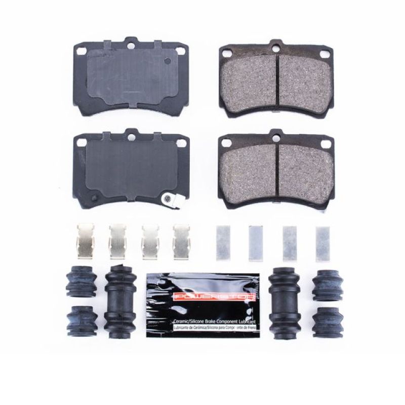 Power Stop 94-97 Ford Aspire Front Z23 Evolution Sport Brake Pads w/Hardware Brake Pads - Performance PowerStop