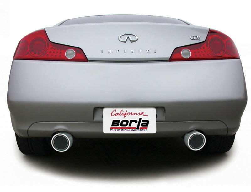 Borla 03-07 G35 Coupe Cat-back Exhaust Catback Borla