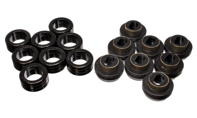Energy Suspension Crew Cab 2&4Wd Body Mounts - Black Bushing Kits Energy Suspension