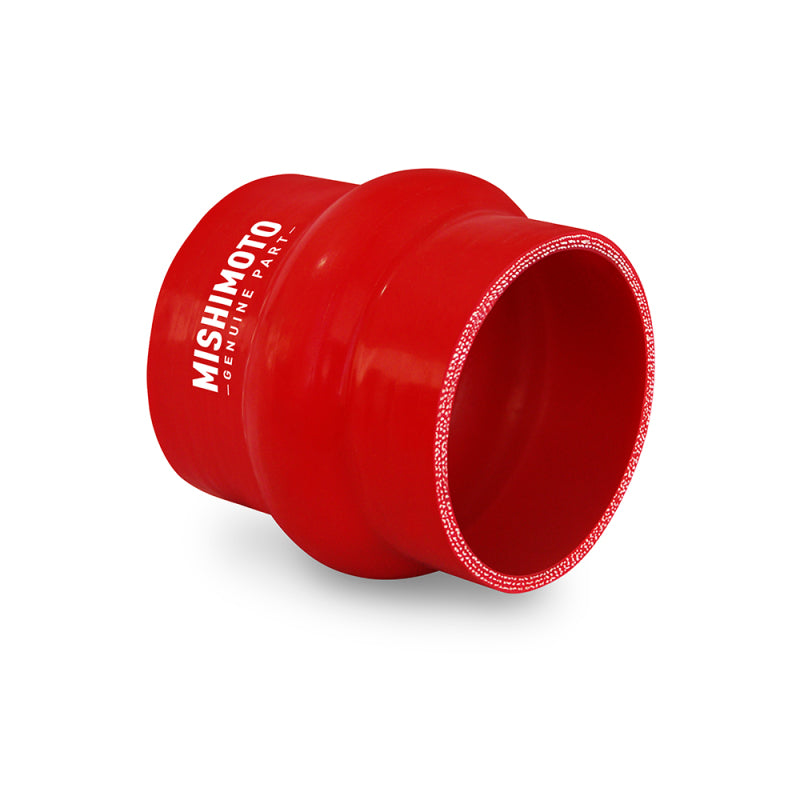 Mishimoto 2.25in. Hump Hose Silicone Coupler - Red Silicone Couplers & Hoses Mishimoto