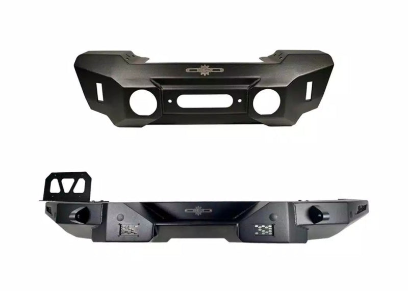 Rock Slide 18-25 Jeep Wrangler JL 2-4 Door Combo Shorty Front And Full Rear Bumpers Bumpers - Steel Rock Slide Engineering