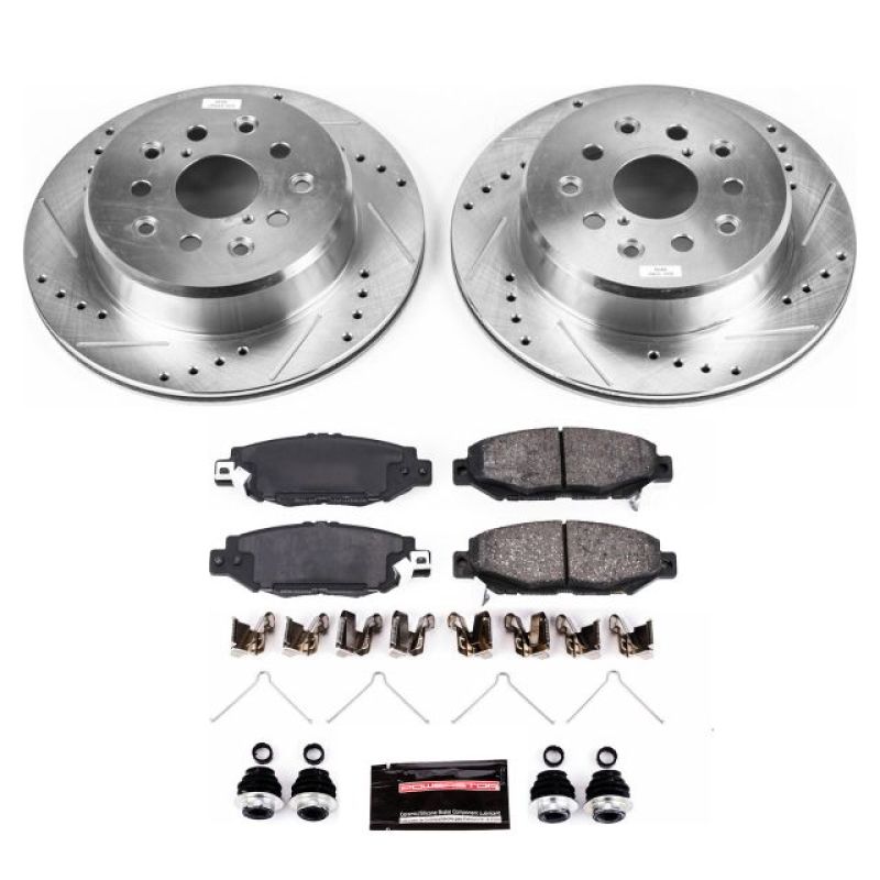 Power Stop 93-97 Lexus GS300 Rear Z23 Evolution Sport Brake Kit Brake Kits - Performance D&S PowerStop