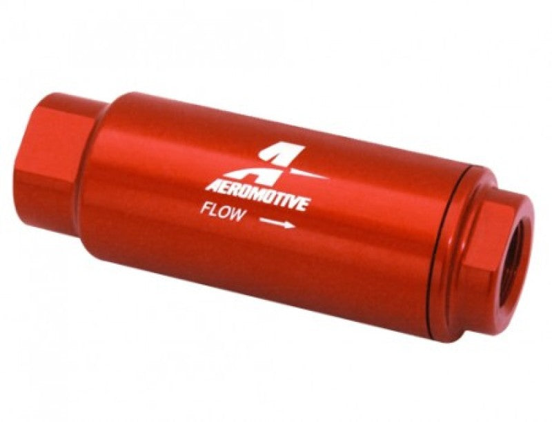 Aeromotive SS Series In-Line Fuel Filter - 3/8in NPT - 40 Micron Fabric Element Fuel Filters Aeromotive