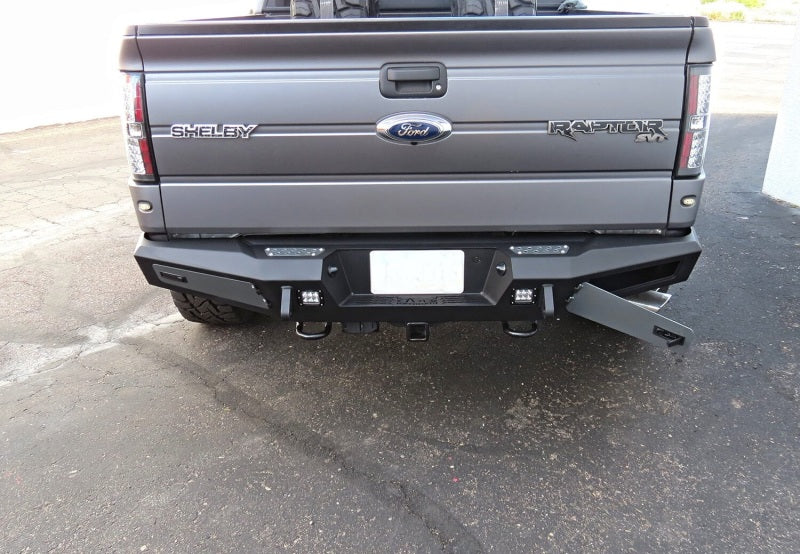 Addictive Desert Designs 10-14 Ford F-150 Raptor HoneyBadger Rear Bumper w/ Tow Hooks Bumpers - Steel Addictive Desert Designs