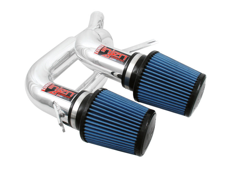 Injen 08-09 535i E60 3.0L L6 Twin intake & AMSOIL Filters Polished Short Ram Intake Cold Air Intakes Injen