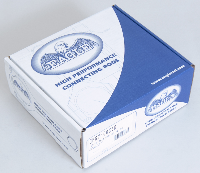 Eagle Chrysler RB 2.200in Journal .990in Pin H-Beam Connecting Rods (Set of 8) Connecting Rods - 8Cyl Eagle