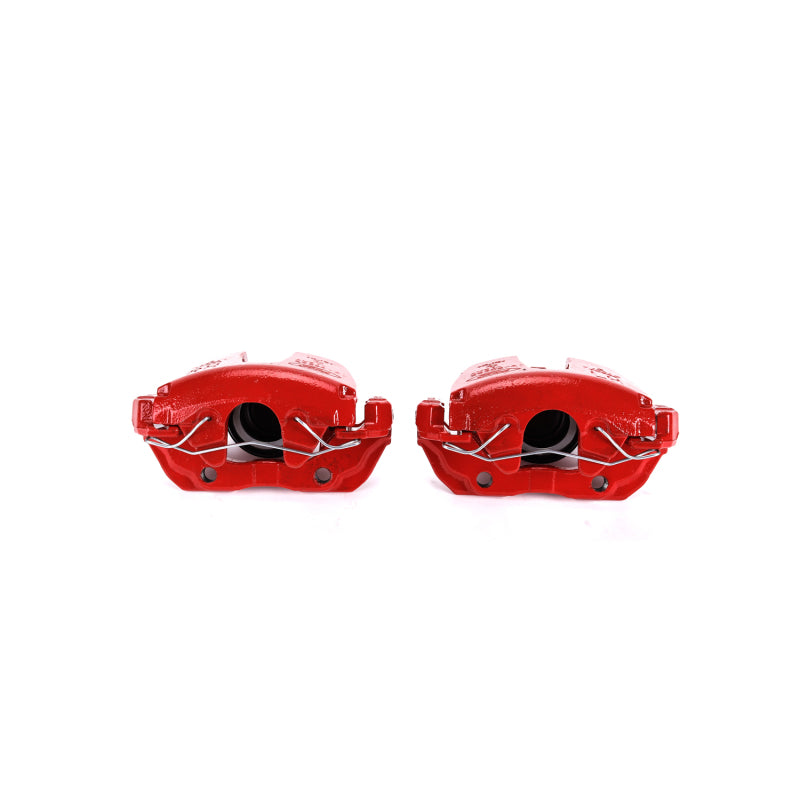 Power Stop 13-18 Ford C-Max Front Red Calipers w/Brackets - Pair Brake Calipers - Perf PowerStop