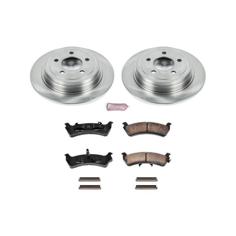 Power Stop 2003 Ford Explorer Sport Rear Autospecialty Brake Kit Brake Kits - OE PowerStop
