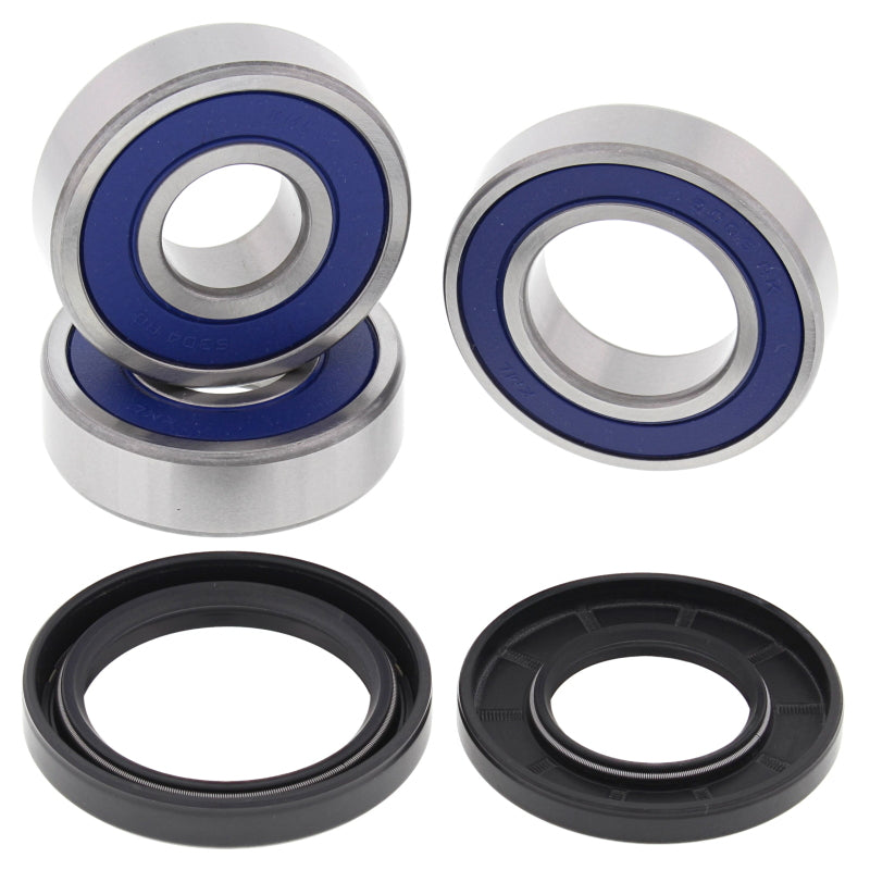 All Balls Racing 01-05 Kawasaki ZRX1200R Wheel Bearing Kit Rear Wheel Bearings All Balls Racing