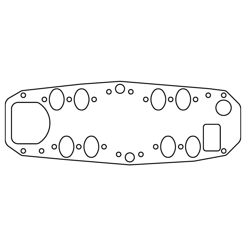 Cometic Ford 8BA/8CM Flathead V8 .060in KF Intake Manifold Gasket - 1948-1953 Intake Gaskets Cometic Gasket