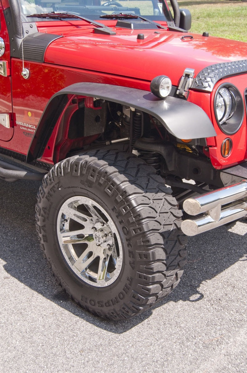 Rugged Ridge All Terrain Flat Fender Flare Kit 07-18 Jeep Wrangler Fender Flares Rugged Ridge