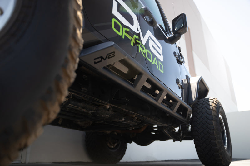 DV8 Offroad 18-23 Jeep Wrangler JL 4 Door FS-15 Series Rock Sliders Body Armor & Rock Rails DV8 Offroad