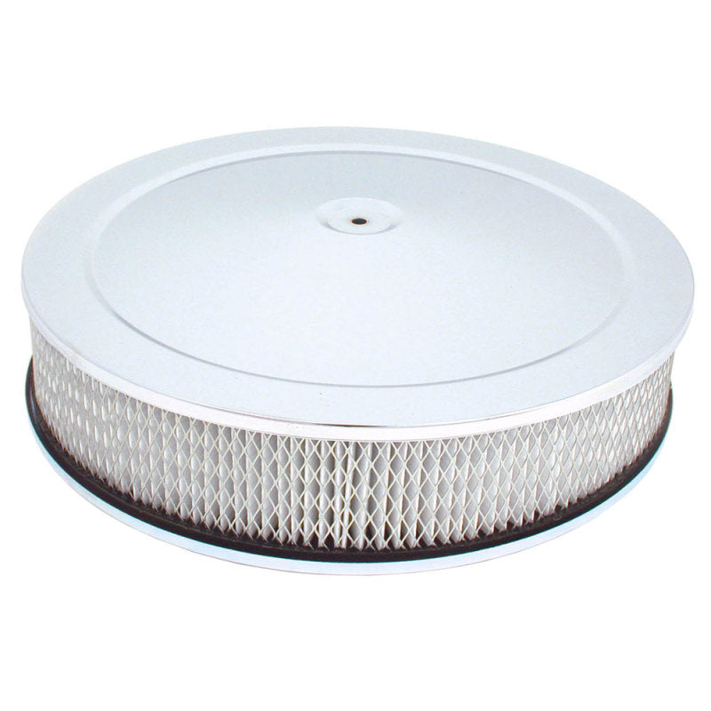 Spectre Air Cleaner 14in. x 3in. / Chrome - Paper Air Filters - Universal Fit Spectre