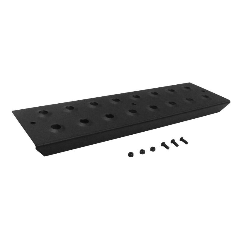 Westin Replacement service kit includes 15.5 inch die stamped step pad and fasteners - Black Hardware - Singles Westin
