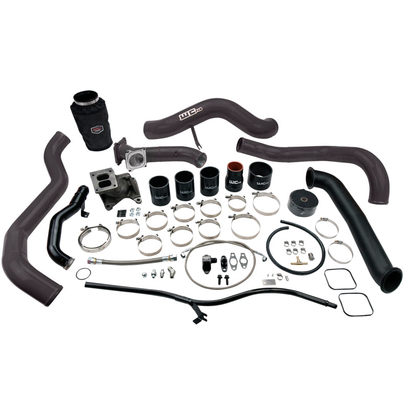 Wehrli 01-04 Chevrolet 6.6L LB7 Duramax S300 Turbo Install Kit (No Turbo) - Gloss White Turbo Install Kits Wehrli