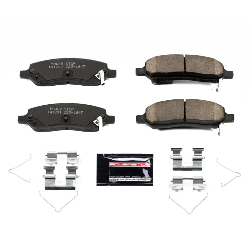 Power Stop 13-16 Dodge Dart Rear Z23 Evolution Sport Brake Pads w/Hardware Brake Pads - Performance PowerStop