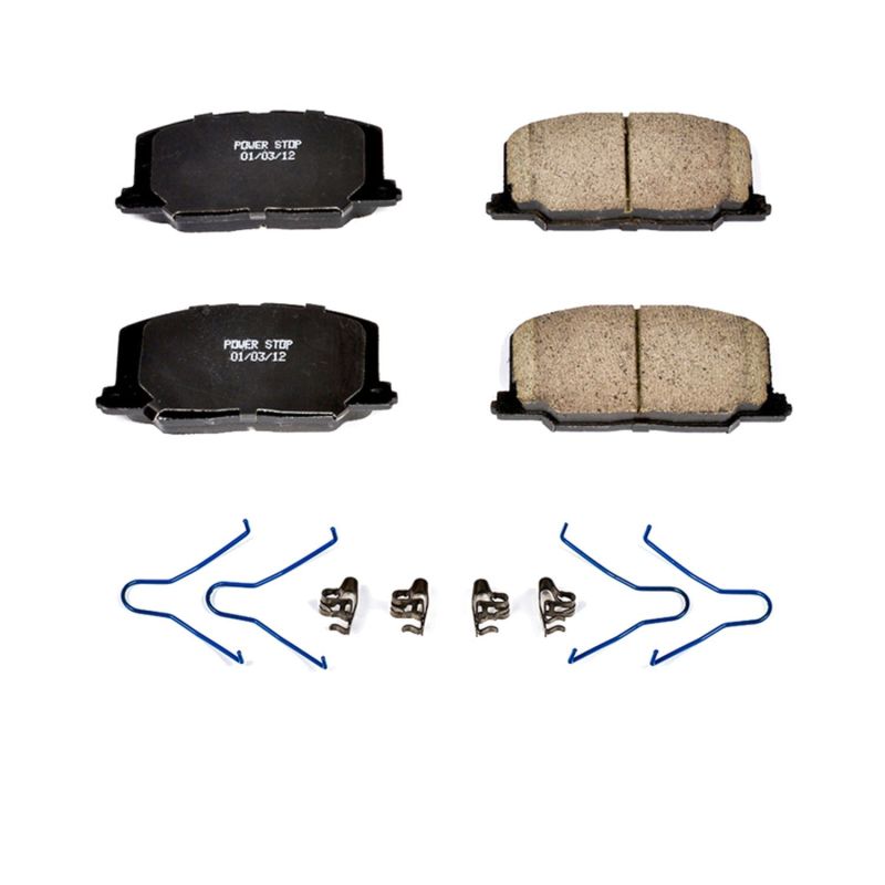 Power Stop 90-91 Lexus ES250 Front Z17 Evolution Ceramic Brake Pads w/Hardware Brake Pads - OE PowerStop