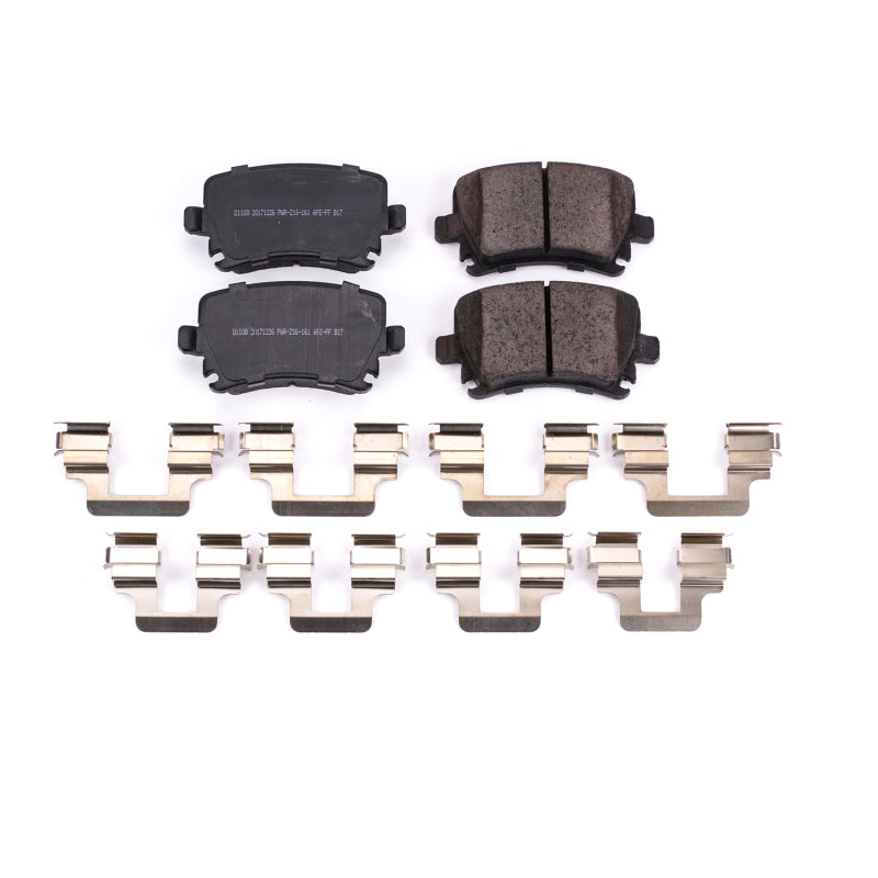 Power Stop 06-09 Audi A3 Rear Z17 Evolution Ceramic Brake Pads w/Hardware Brake Pads - OE PowerStop