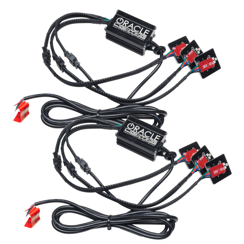 Oracle 20-21 Chevy Silverado HD 2500RGB Headlight Demon Eye Kit - w/o Controller Headlights ORACLE Lighting