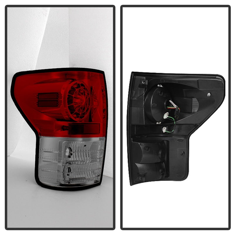 Spyder Toyota Tundra 07-13 LED Tail lights Red Clear ALT-YD-TTU07-LED-RC Tail Lights SPYDER