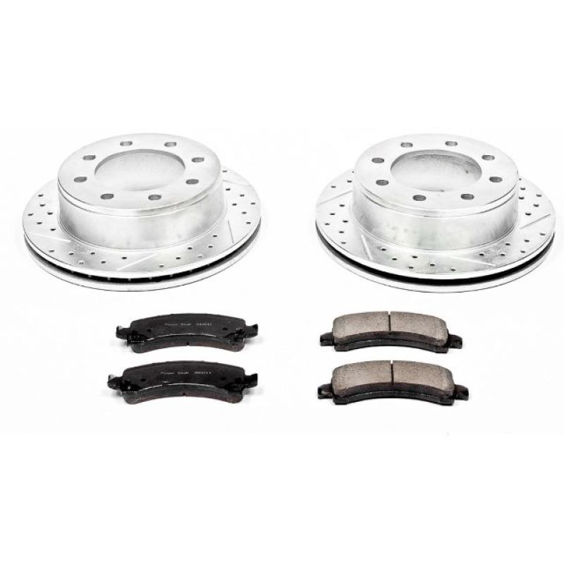Power Stop 06-17 Chevrolet Express 2500 Rear Z23 Evolution Sport Brake Kit Brake Kits - Performance D&S PowerStop