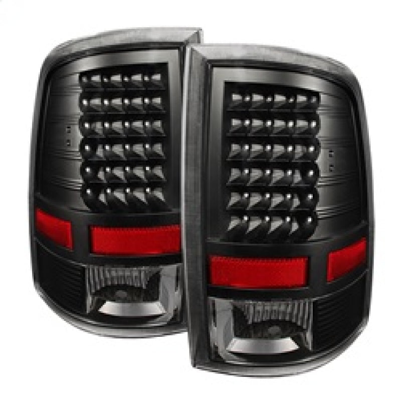 xTune Dodge Ram 1500 09-14 LED Tail Lights Incandescent Model Only Black ALT-JH-DR09-LED-BK Tail Lights SPYDER