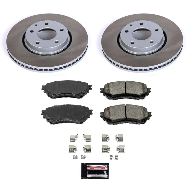 Power Stop 2021 Mazda 6 Front Semi-Coated Rotor Kit Brake Kits - Performance Blank PowerStop