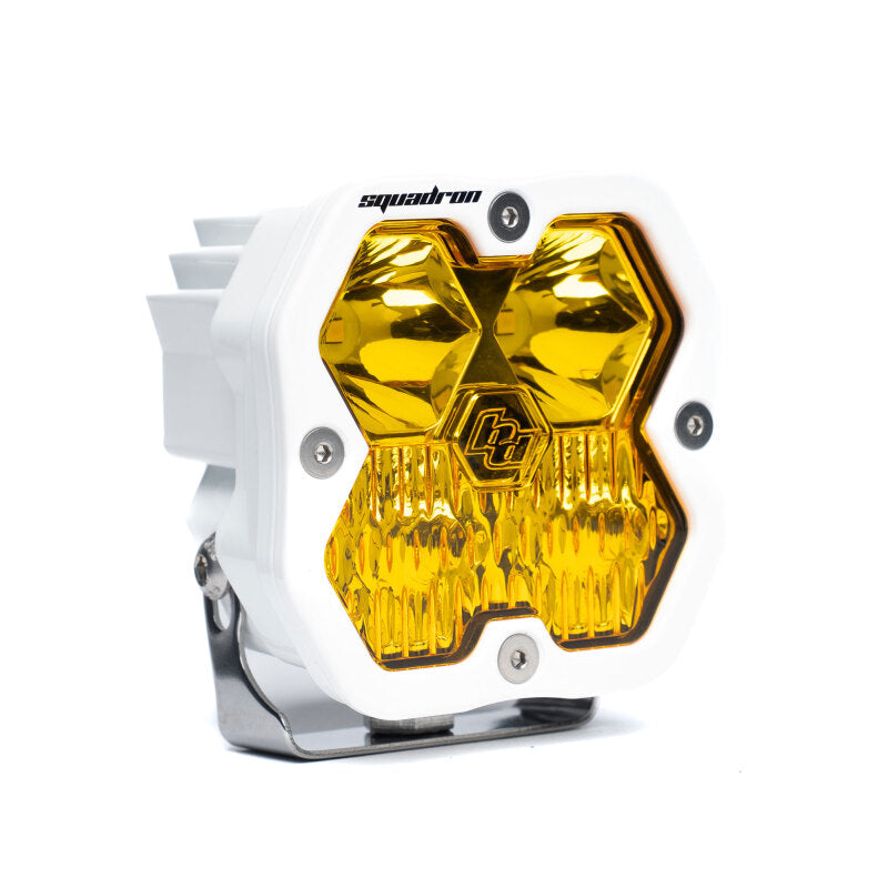 Baja Designs Squadron 2.0 Sport LED Driving/Combo - Baja Amber w/White Housing Light Bars & Cubes Baja Designs