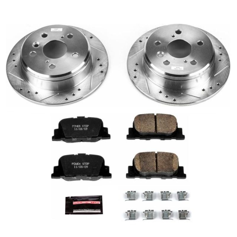 Power Stop 00-01 Lexus ES300 Rear Z23 Evolution Sport Brake Kit Brake Kits - Performance D&S PowerStop
