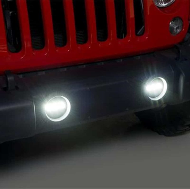 Putco 10-18 Jeep Wrangler JK - Luminix High Power LED Fog Lamps - 1 (Pair) - 2400LM Light Bars & Cubes Putco