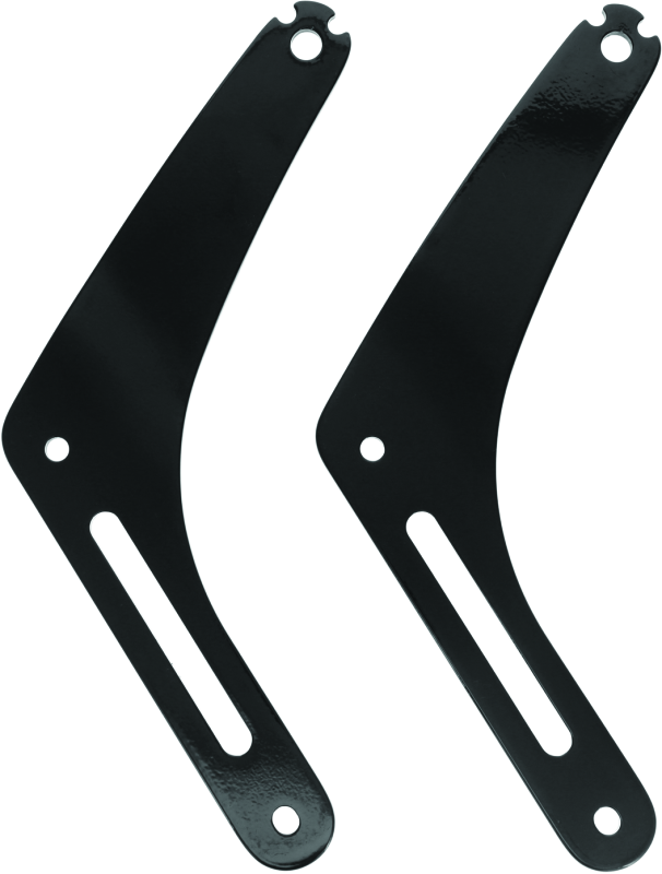 Kuryakyn Fixed Mounts Multi-Purpose Driver & Passenger Backrest 18-Up Softail Black Seats Kuryakyn